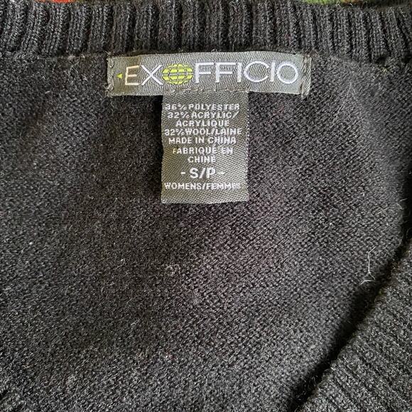 ExOfficio women's wool blend sweater outdoor camping size xs - Picture 3 of 3